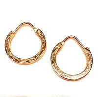 Earrings Cerchi in Yellow Gold CERCHI INCISI OV 1.40 G